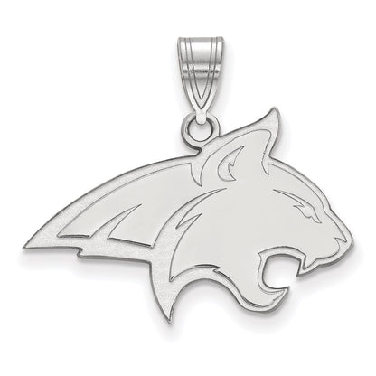 10K White Gold Logoart Montana State University Bobcat Large Pendant