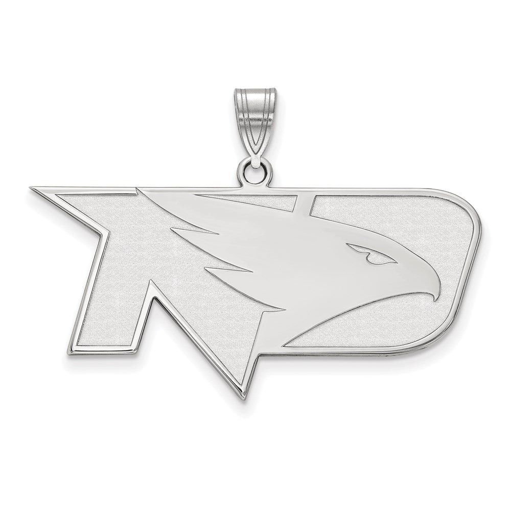 14K White Gold Logoart University Of North Dakota Large Pendant