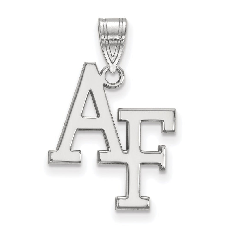 10K White Gold Logoart United States Air Force Academy A F Large Pendant