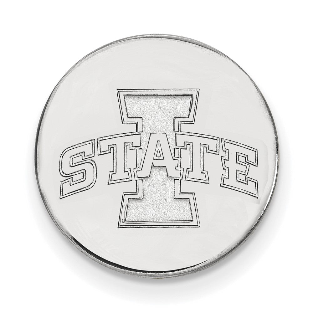 Sterling Silver Rhod-Pltd Logoart Iowa State University Lapel Pin