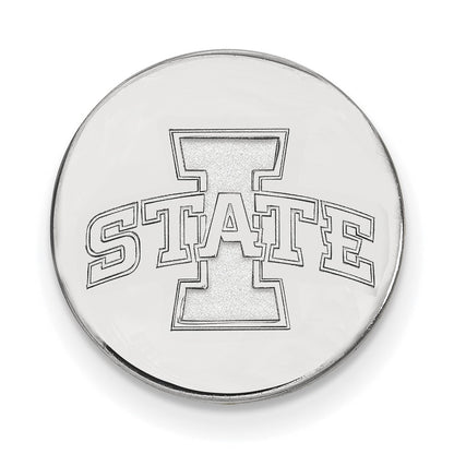 Sterling Silver Rhod-Pltd Logoart Iowa State University Lapel Pin