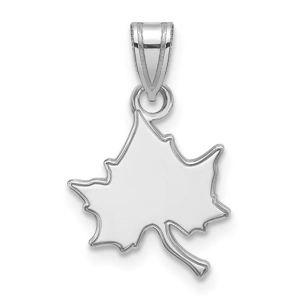 10K White Gold Logoart Indiana State University I S Small Pendant