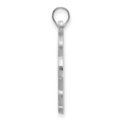 10K White Gold Logoart University Of Pittsburgh Extra Large Pendant
