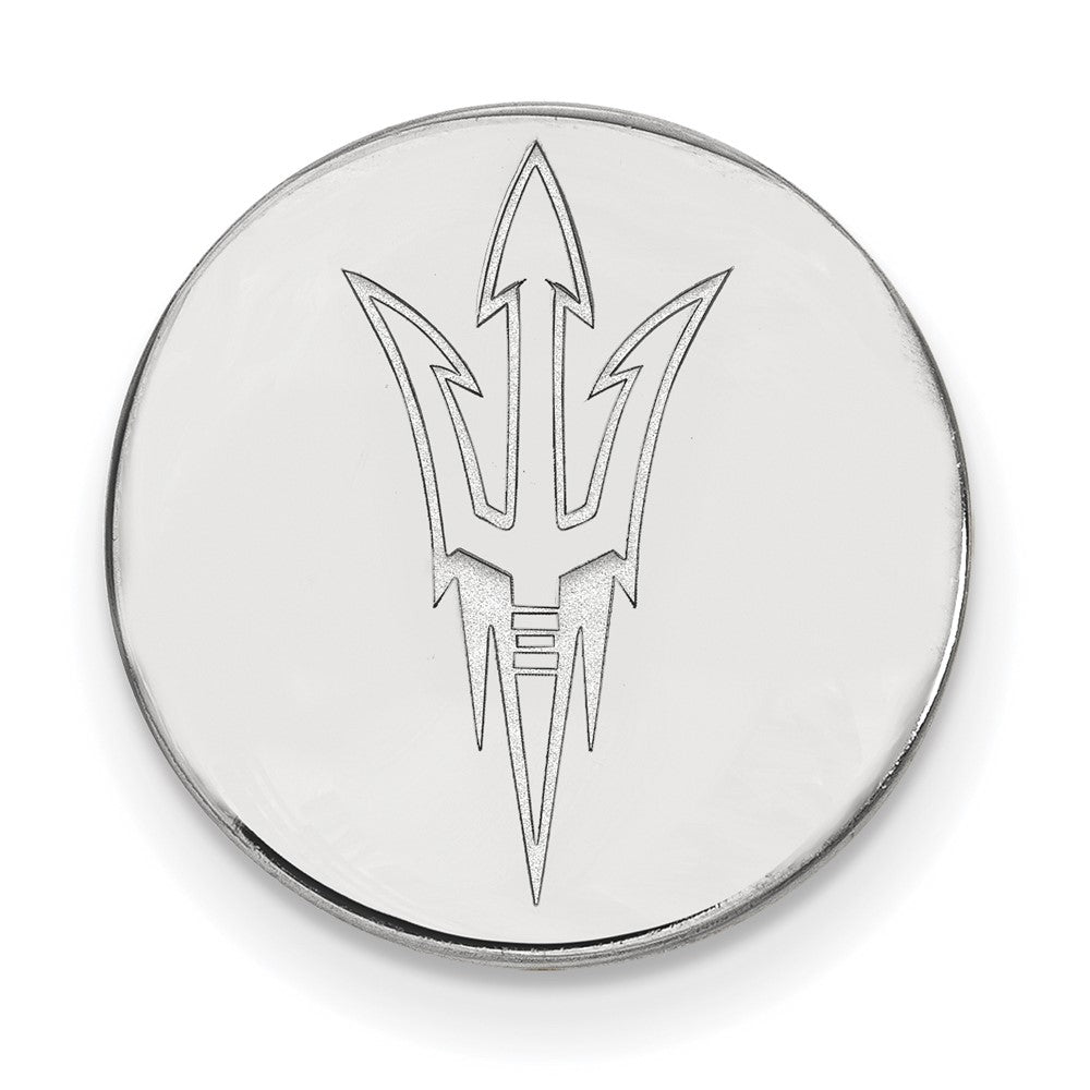 14K White Gold LogoArt Arizona State University Pitchfork Lapel Pin