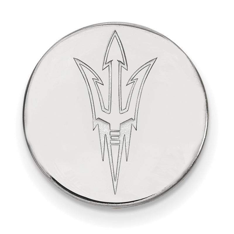 14K White Gold LogoArt Arizona State University Pitchfork Lapel Pin