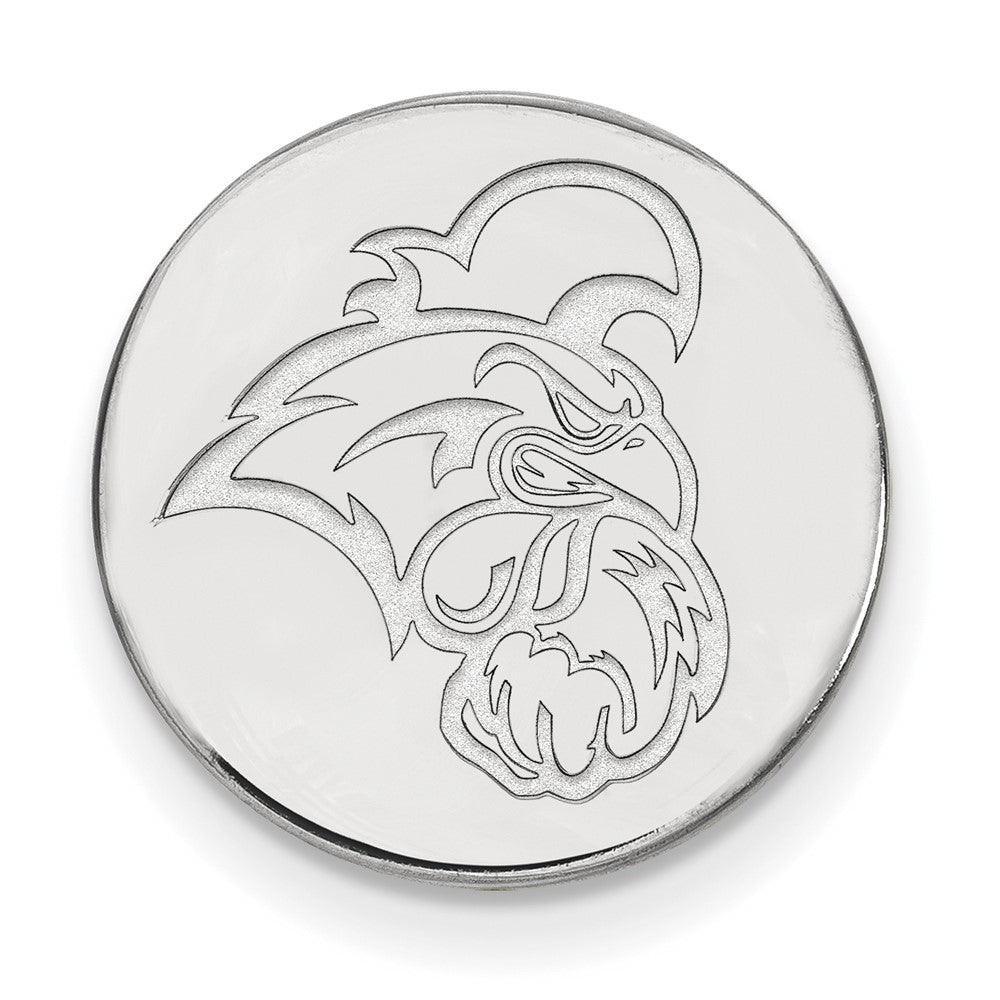 Sterling Silver Rhod-Pltd Logoart Coastal Carolina University Lapel Pin