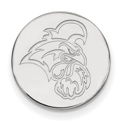 Sterling Silver Rhod-Pltd Logoart Coastal Carolina University Lapel Pin