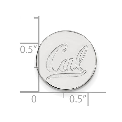 Sterling Silver Rhod-Pltd Logoart U. of California Berkeley Lapel Pin