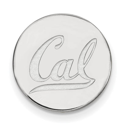 Sterling Silver Rhod-Pltd Logoart U. of California Berkeley Lapel Pin