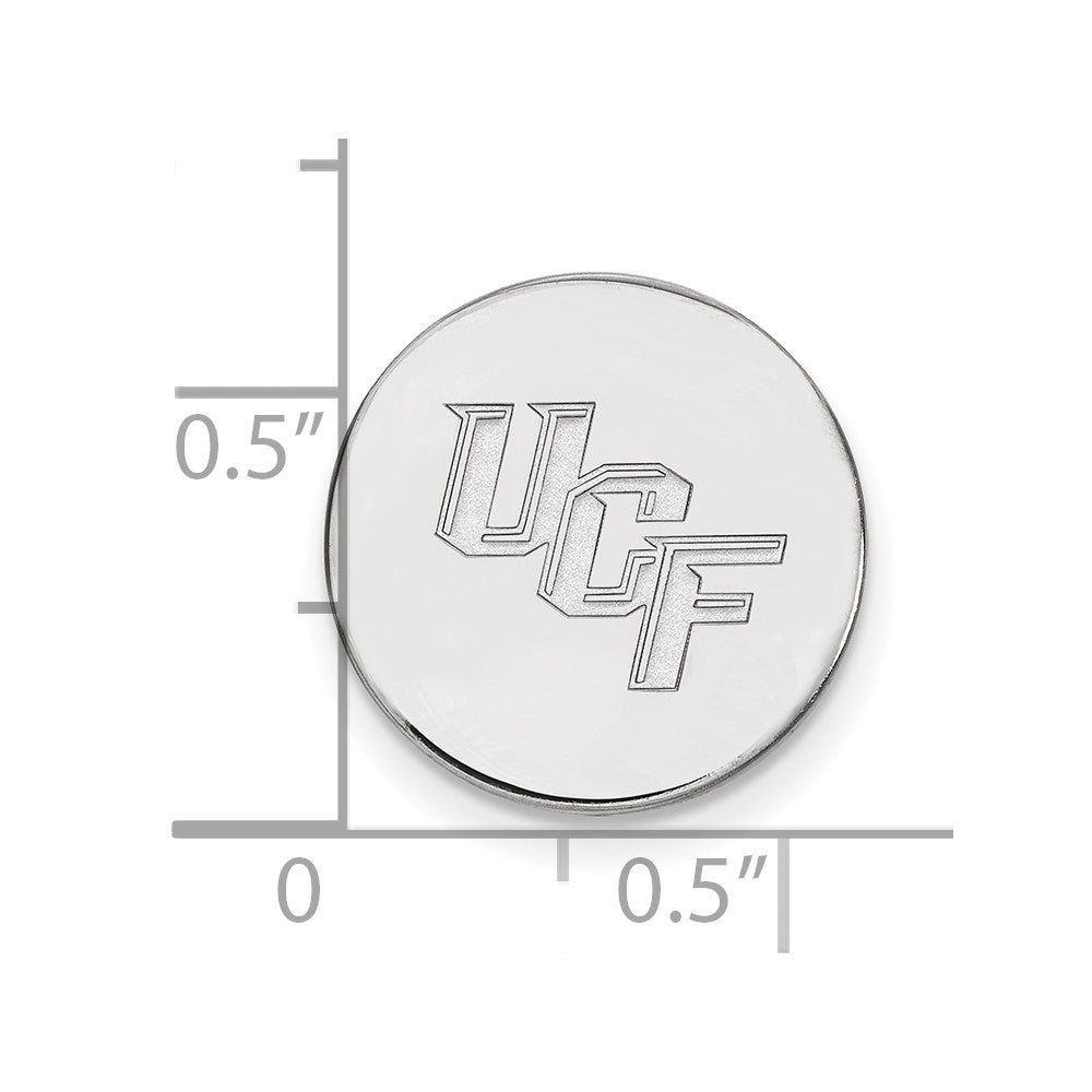 14K White Gold LogoArt University of Central Florida U-C-F Lapel Pin
