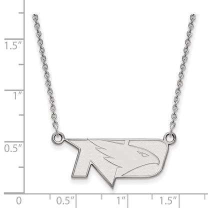 10K White Gold Logoart University Of North Dakota Small Pendant 18 Inch Necklace