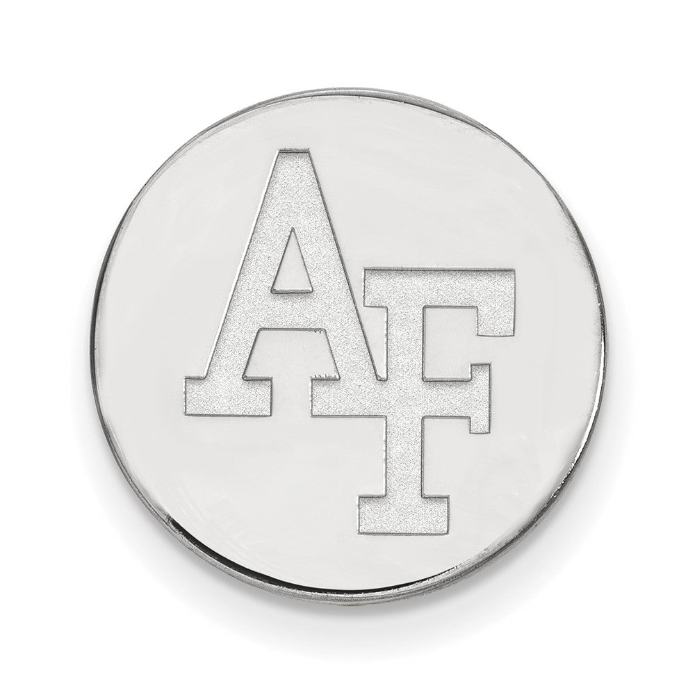 Sterling Silver Rhod-Pltd Logoart U.s. Air Force Academy Lapel Pin