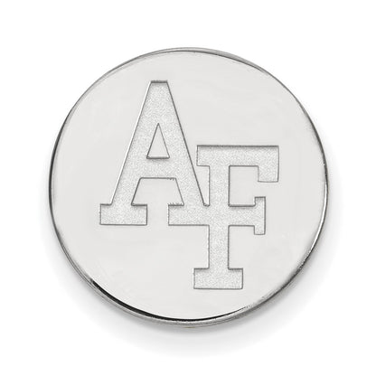 Sterling Silver Rhod-Pltd Logoart U.s. Air Force Academy Lapel Pin
