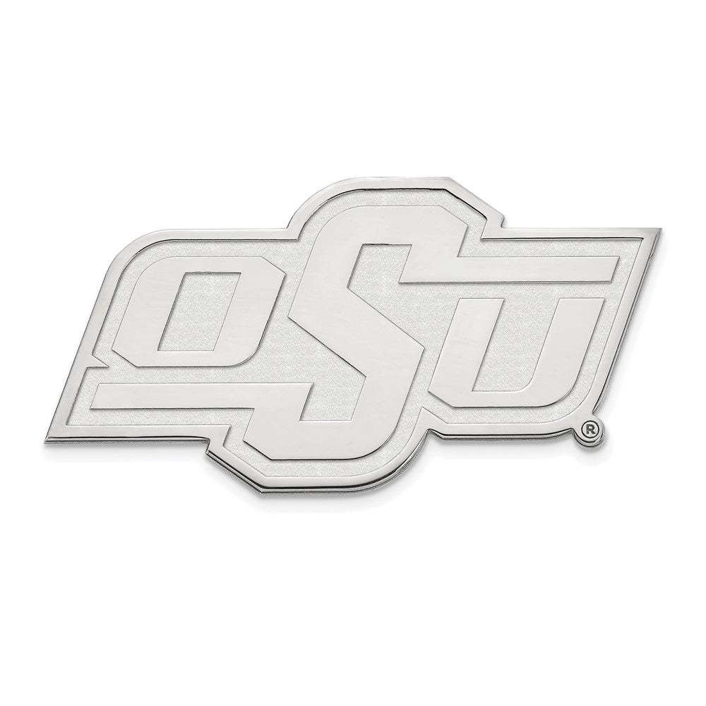 Sterling Silver Rhod-Pltd Logoart Oklahoma State University Lapel Pin