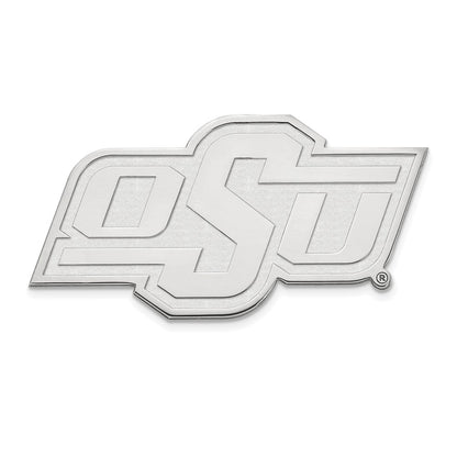 Sterling Silver Rhod-Pltd Logoart Oklahoma State University Lapel Pin