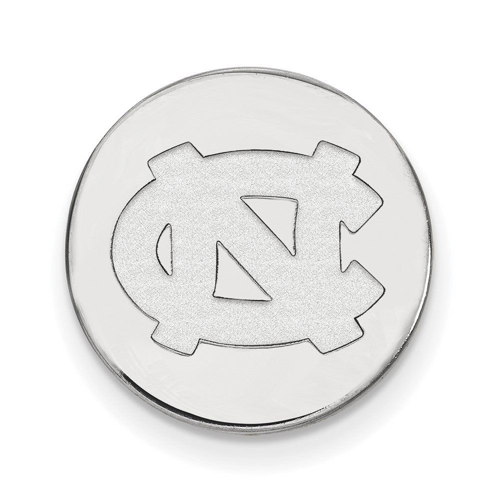Sterling Silver Rhod-Pltd Logoart University of North Carolina Lapel Pin