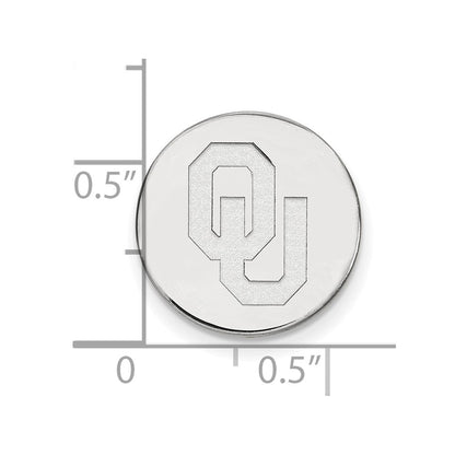 14K White Gold LogoArt University of Oklahoma O-U Tie Tac
