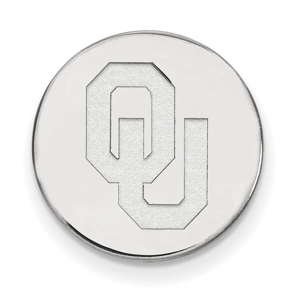 14K White Gold LogoArt University of Oklahoma O-U Tie Tac