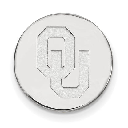 14K White Gold LogoArt University of Oklahoma O-U Tie Tac