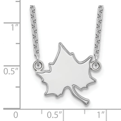 10K White Gold Logoart Indiana State University I S Large Pendant 18 Inch Necklace