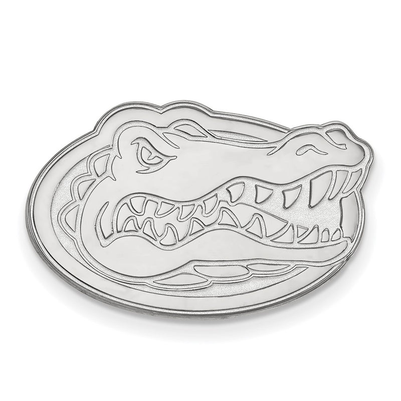 Sterling Silver Rhod-Pltd Logoart University of Florida Gator Lapel Pin