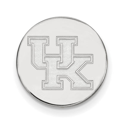 Sterling Silver Rhod-Pltd Logoart University of Kentucky U-K Lapel Pin
