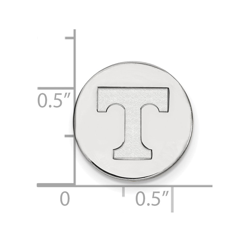 Sterling Silver Rhod-Pltd Logoart University of Tennessee Lapel Pin