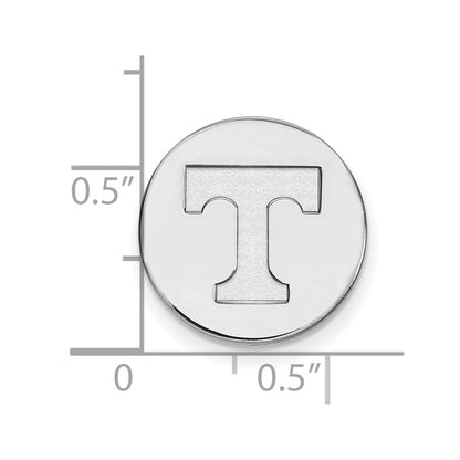 Sterling Silver Rhod-Pltd Logoart University of Tennessee Lapel Pin