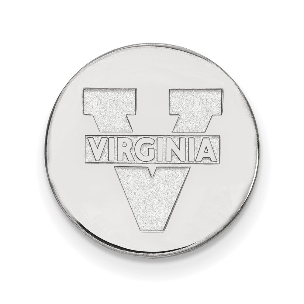 Sterling Silver Rhod-Pltd Logoart University of Virginia Lapel Pin