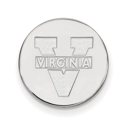 Sterling Silver Rhod-Pltd Logoart University of Virginia Lapel Pin