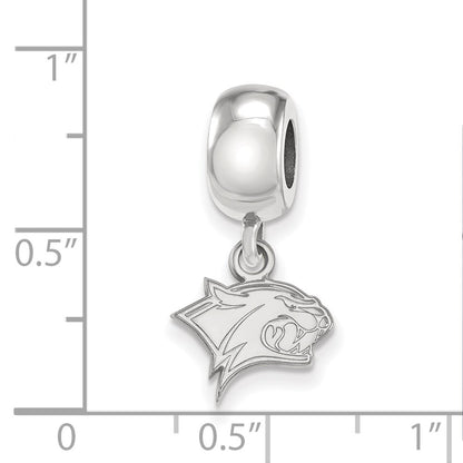 Sterling Silver Rhod-Pltd Logoart U. of New Hampshire Xs Dangle Bead