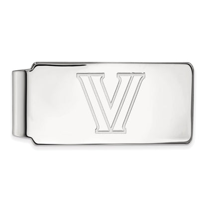 Sterling Silver Rhod-Pltd Logoart Villanova University Money Clip