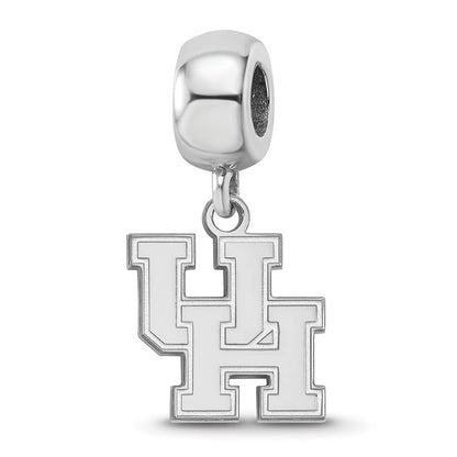 Sterling Silver Rhod-Pltd Logoart University of Houston Sm Dangle Bead