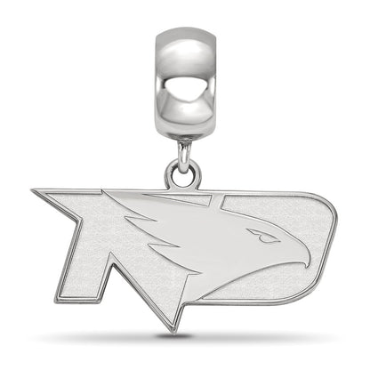 Sterling Silver Rhod-Pltd Logoart U. of North Dakota Small Dangle Bead