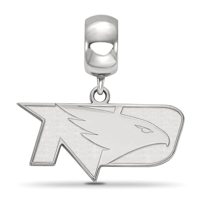 Sterling Silver Rhod-Pltd Logoart U. of North Dakota Small Dangle Bead