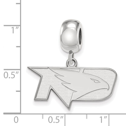 Sterling Silver Rhod-Pltd Logoart U. of North Dakota Small Dangle Bead