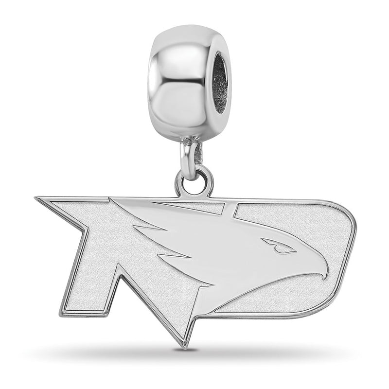 Sterling Silver Rhod-Pltd Logoart U. of North Dakota Small Dangle Bead