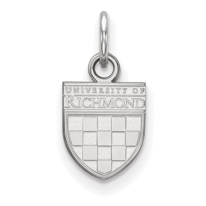 Sterling Silver Ss Rh Plat Logo Art University Of Richmond Xs Pendant