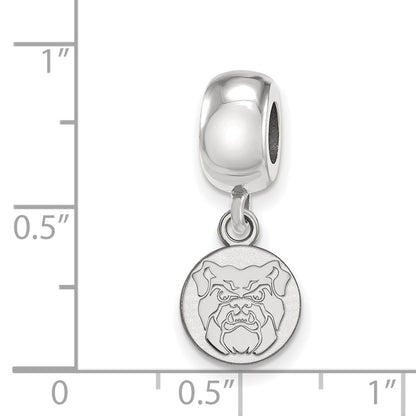 Sterling Silver Rhod-Pltd Logoart Butler University Dangle Bead
