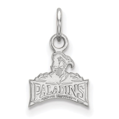 10K White Gold Logoart Furman University Paladins Extra Small Pendant