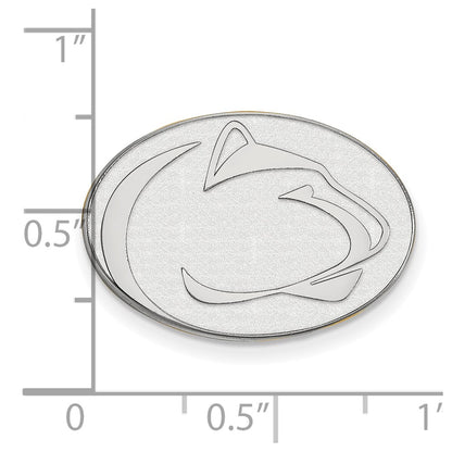 Sterling Silver Rhod-Pltd Logoart Penn State University Lapel Pin