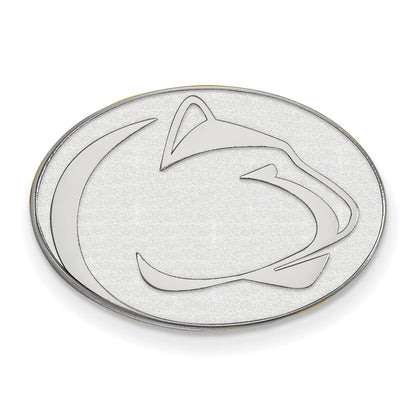 Sterling Silver Rhod-Pltd Logoart Penn State University Lapel Pin