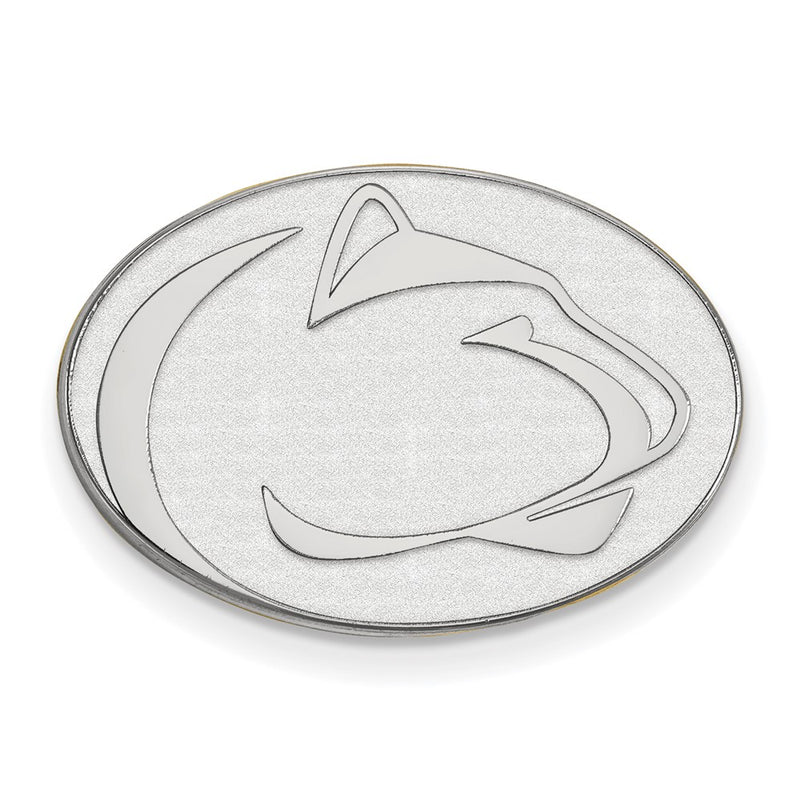Sterling Silver Rhod-Pltd Logoart Penn State University Lapel Pin