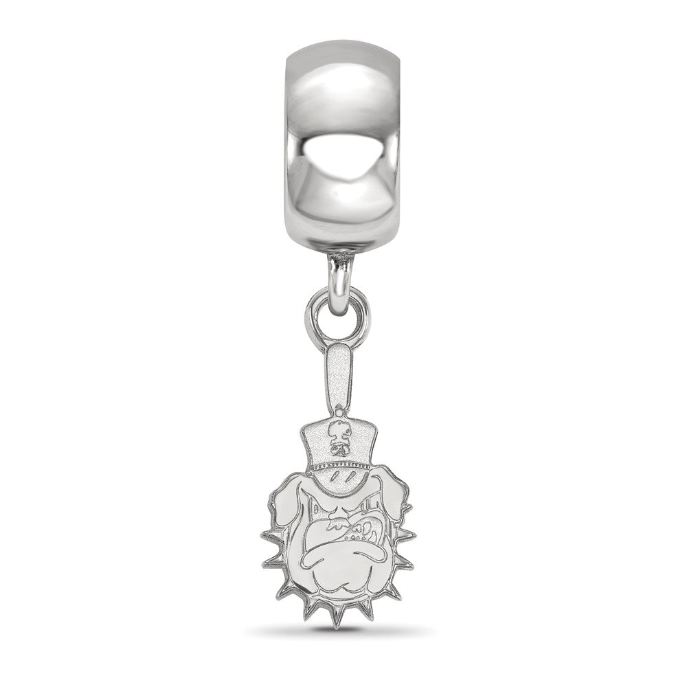 Sterling Silver Rhodium Plated Logoart the Citadel Small Dangle Bead