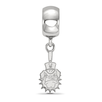 Sterling Silver Rhodium Plated Logoart the Citadel Small Dangle Bead
