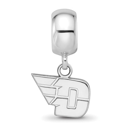 Sterling Silver Rhod-Pltd Logoart University of Dayton Xs Dangle Bead