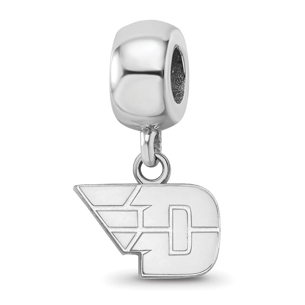 Sterling Silver Rhod-Pltd Logoart University of Dayton Xs Dangle Bead