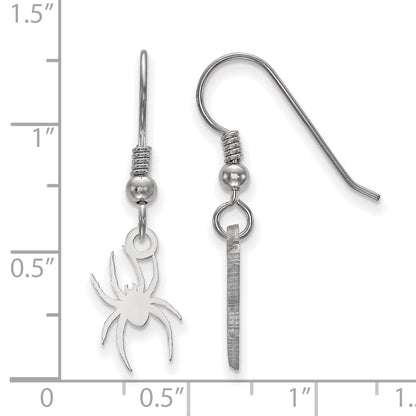 Sterling Silver S. Rh P La University Of Richmond Small Dangle Earring Wire