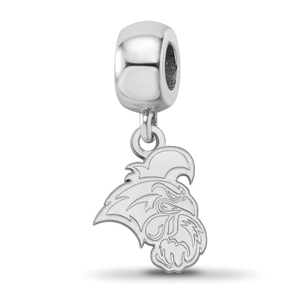 Sterling Silver Rhod-Pltd Logoart Coastal Carolina U. Sm Dangle Bead