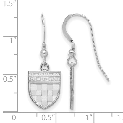 Sterling Silver S. Rh P La University Of Richmond Small Dangle Earring Wire